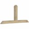 Ekena Millwork Portland Rough Sawn Timber Gable Bracket, Douglas Fir, 60"W x 27"H x 4"D x 4"F, 11/12 Pitch GBW060X27X0404POR00RDF - alternate 5